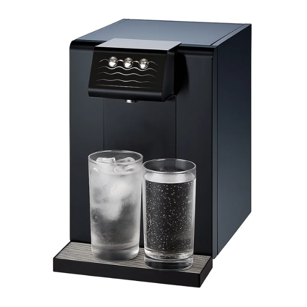 Dystrybutor wody pitnej Zdrojownia BLUSoda Black 30, woda chłodzona
