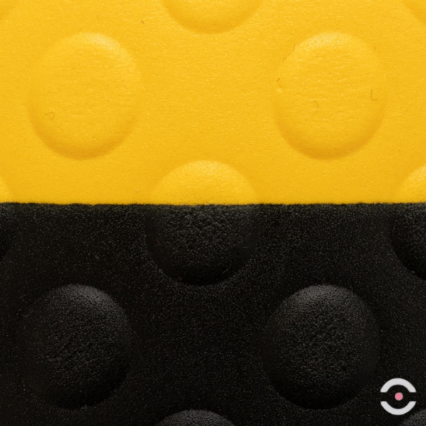 Mata ergonomiczna Notrax, 417 Bubble Sof-Tred, winyl, bąbelkowa, 60 cm x 91 cm, obszar suchy, żółty/czarny