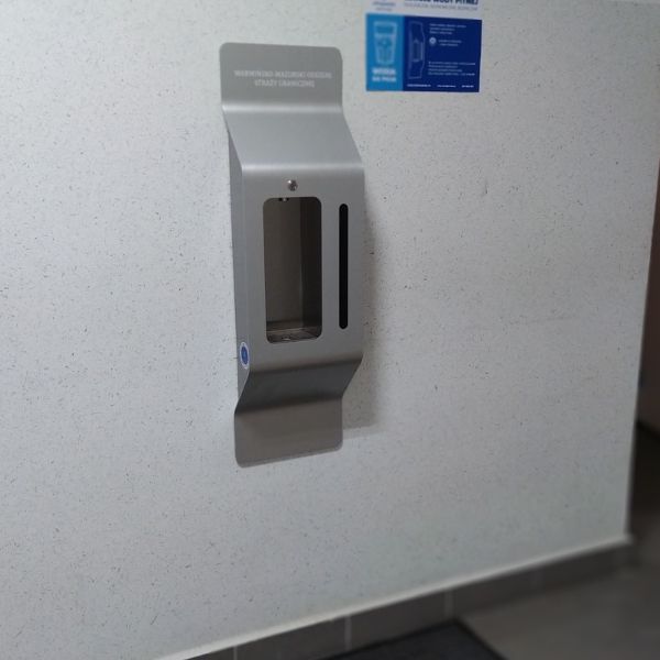 Dystrybutor wody pitnej Zdrojownia WALL 1P z 1 przyciskiem, ścienny