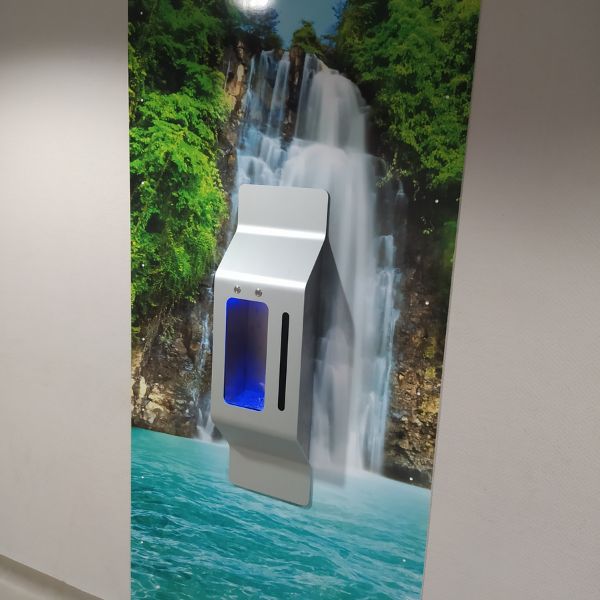 Dystrybutor wody pitnej Zdrojownia WALL 1P z 1 przyciskiem, ścienny