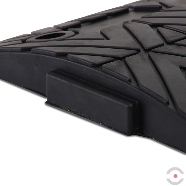 Próg zwalniający 75 mm, element środkowy, czarny