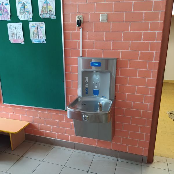 Stacja wody pitnej Zdrojownia A171-BF12-BCD, źródełko/dystrybutor, sensor, licznik