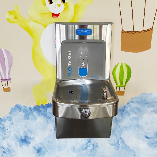 Stacja wody pitnej Zdrojownia A171-BF12-BCD, źródełko/dystrybutor, sensor, licznik