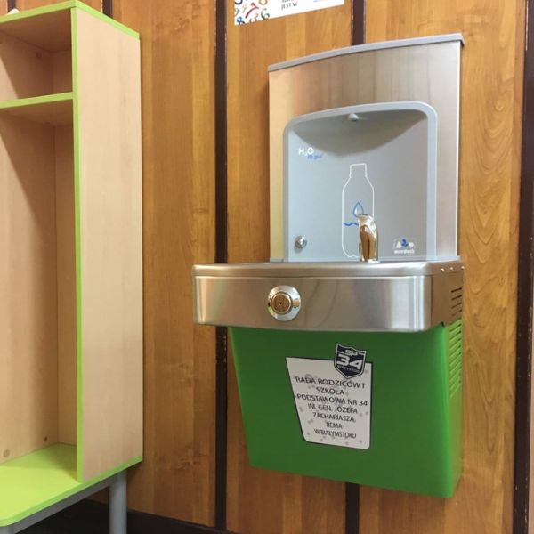 Stacja wody pitnej Zdrojownia A171-BF12, źródełko/dystrybutor, sensor