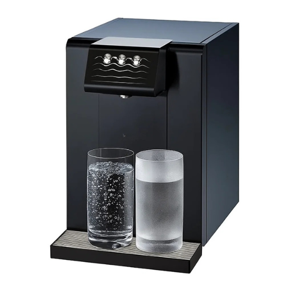 Dystrybutor wody pitnej Zdrojownia BLUSoda Black Hot 45 Fizz, woda gazowana, gorąca, chłodzona
