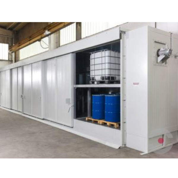 Komora (szafa) grzewcza Amarc, 3 strefy grzewcze, 4+4+4*200 l/1+1+1 IBC, 1 poziom, ogrzewanie elektryczne, 100°C