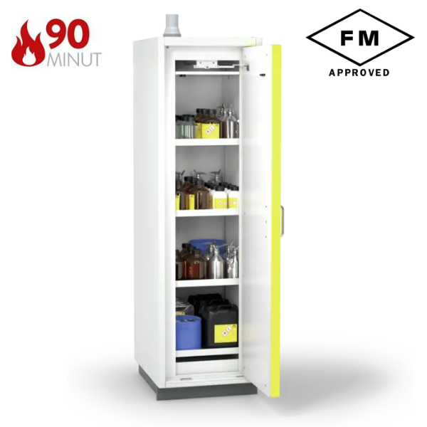 Szafa ognioodporna Topserw SAFE-90 ML, 4 półki, drzwi CLA żółte, CLASSIC, 90 min