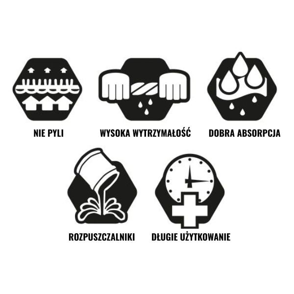 Ściereczka czyszcząca, włókninowa DIRTEEZE LAX60, 30*50 cm, pudełko dozujące, 150 szt.