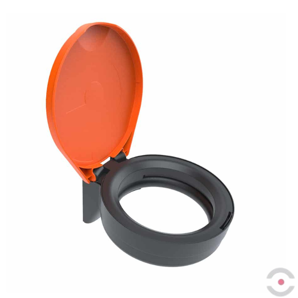 Uchwyt do worka na odpady, pomarańczowy