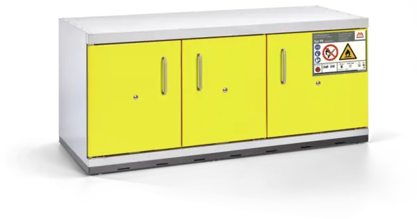 Szafa ognioodporna Topserw UNDER-90 XL, 2 tace, drzwi CLA żółte, UTS, 90 min