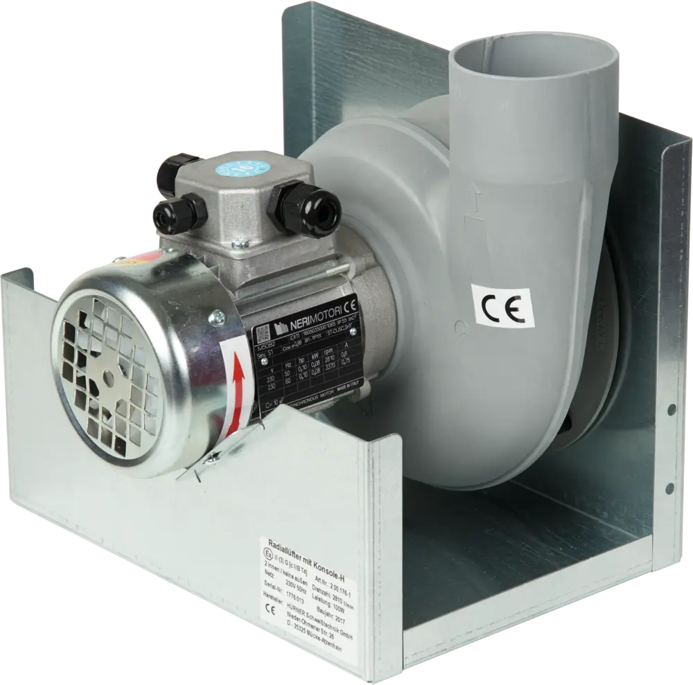 Wentylator promieniowy Topserw, 54 dB