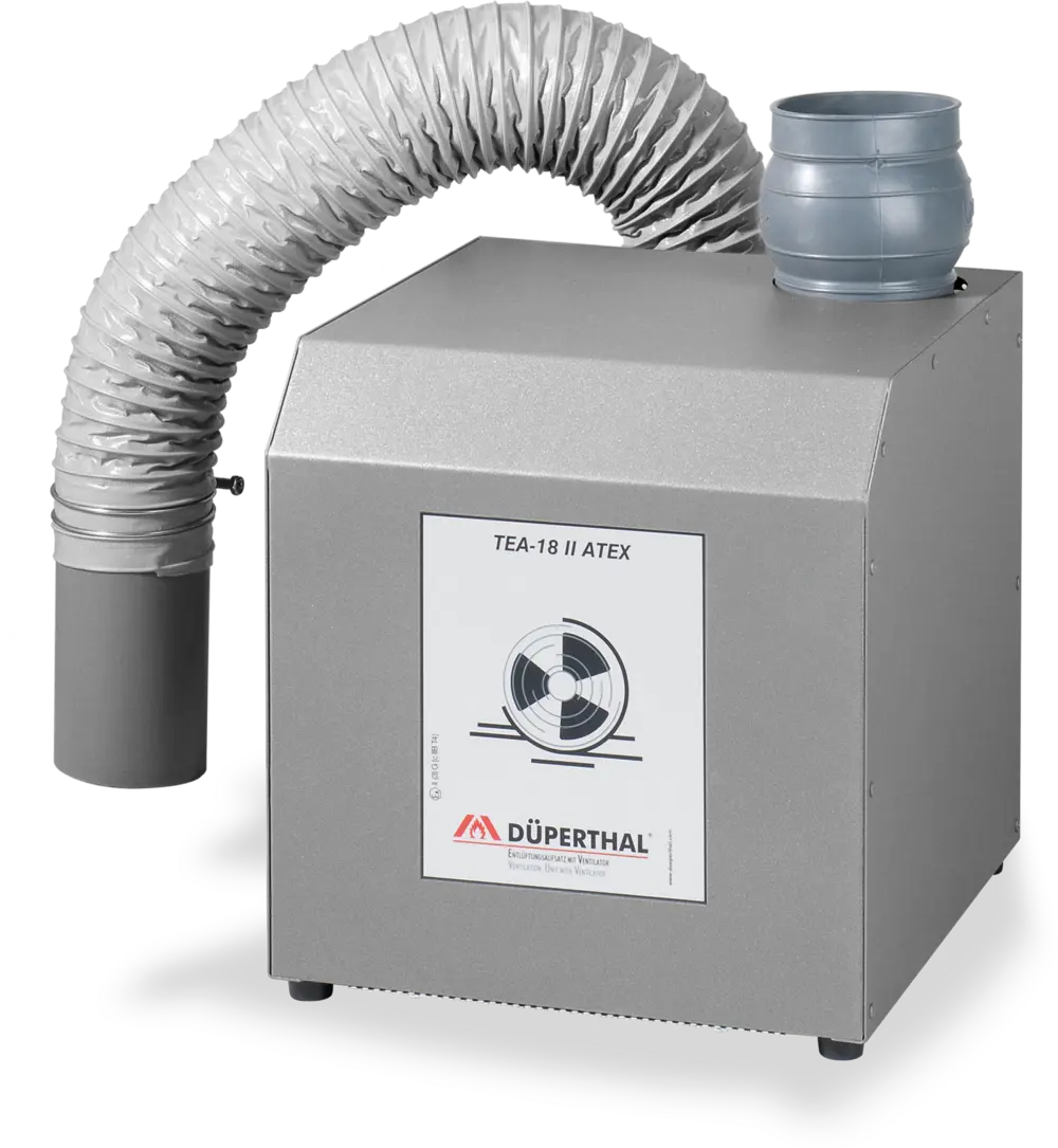 System wentylacyjny z wentylatorem Ex Atex, 72 m3/h