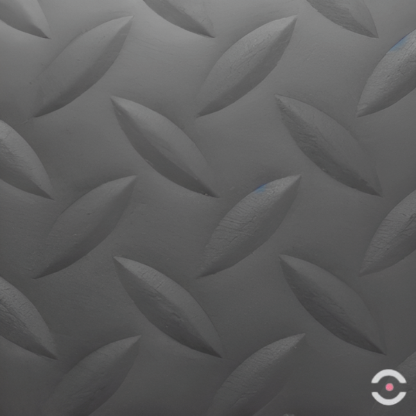 Mata ergonomiczna Notrax, 419 Diamond Sof-Tred, winyl, diamentowa, 122 cm x mb, obszar suchy, szary