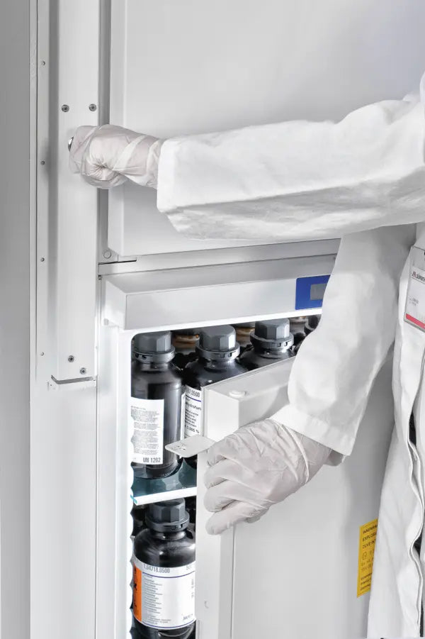 Szafa ognioodporna Topserw COOL-90 XL, 2 komory, 6 półek, drzwi CLA szare, 90 min