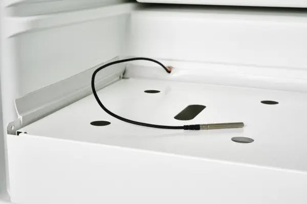 Szafa ognioodporna Topserw COOL-90 XL, 2 komory, 6 półek, drzwi CLA szare, 90 min