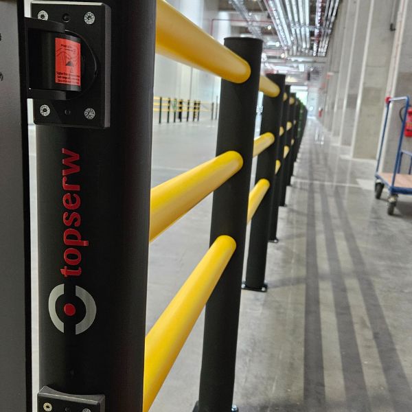 Elastyczna bariera ochronna d-flexx DELTA, 3 belki