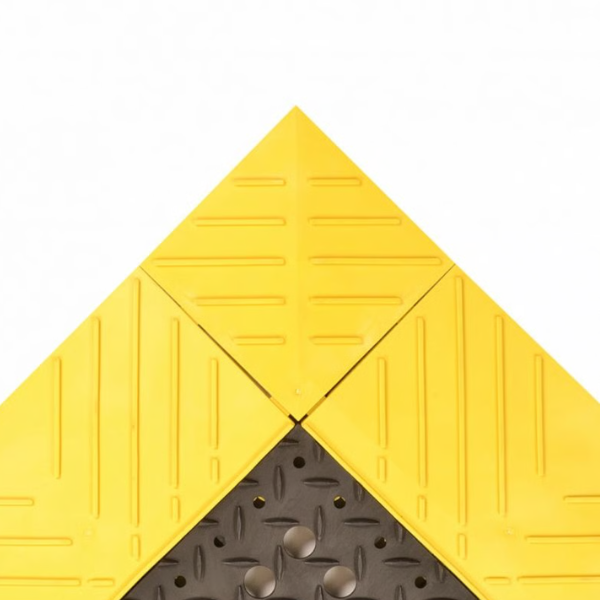 Mata ergonomiczna Notrax, 620 Diamond Flex Lok, modułowa, PVC, 107 cm x 152 cm, obszar zaolejony, czarny