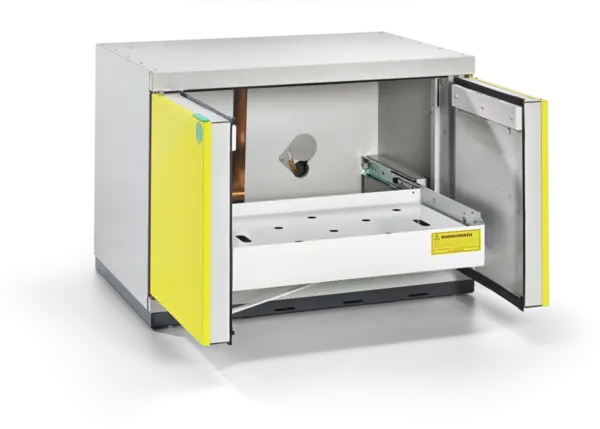 Szafa ognioodporna Topserw UNDER-90 M, 1 taca wysuwana, drzwi PSH/O żółte, UTS, 90 min