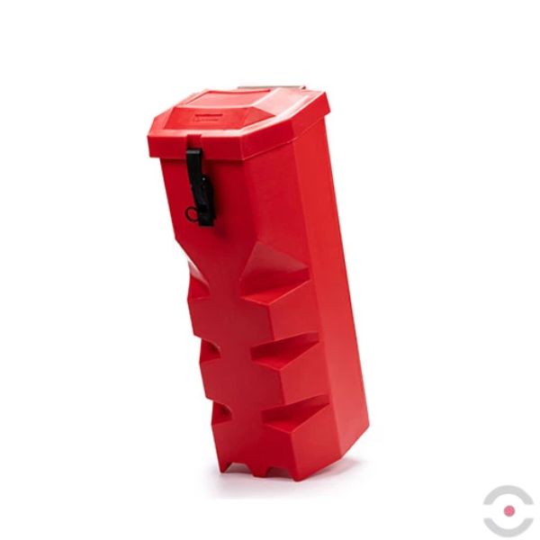 Pojemnik na gaśnicę 6 kg, Jonesco, Śr.zewn 180 mm, pojazd, Seria 65, czerwony