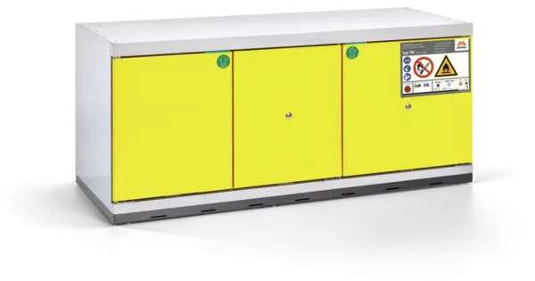 Szafa ognioodporna Topserw UNDER-90 XL, 2 tace wysuwane, drzwi PSH żółte, UTS, 90 min