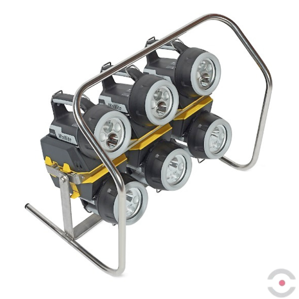 Zestaw świetlny EX ATEX, 6*latarka XT75, stojak, 3*ładowarka