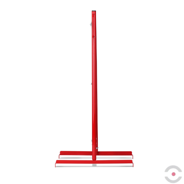 Bariera nożycowa, dł. 3600 mm, czerwony/biały