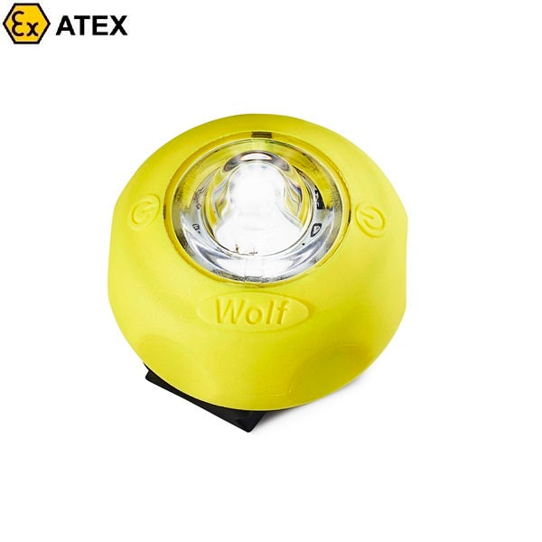 Wskaźnik ostrzegawczy Ex ATEX Topserw WOLF ML-15W bateryjny, 1*LED (biały), Zone ‘1’, ‘21’