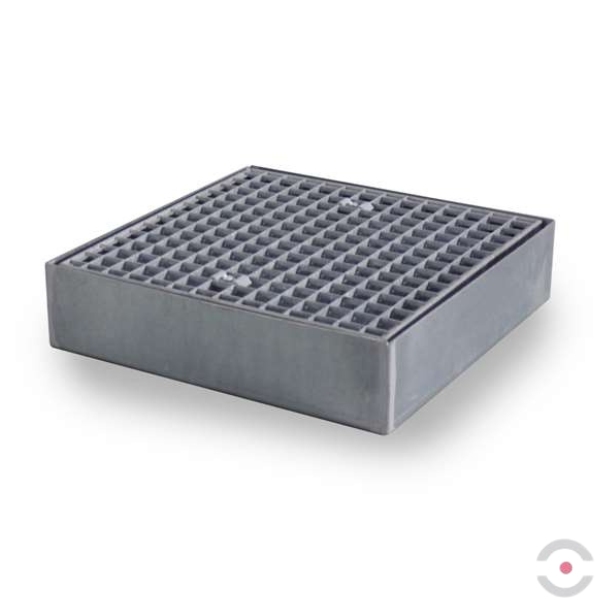 Platforma robocza stalowa Topserw 20 l, S*D*W 500*500*123 mm, wanna wychwytowa, LOW