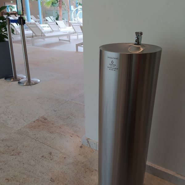 Dystrybutor wody pitnej Zdrojownia 8903, stojący, 1*misa, okrągły