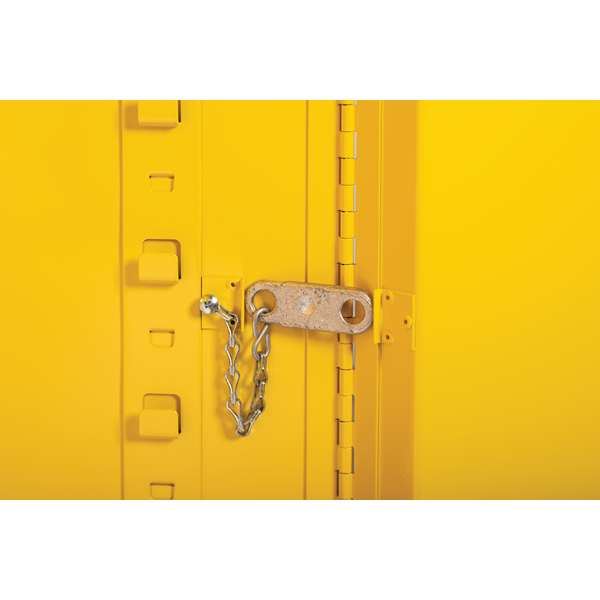 Szafa zabezpieczająca (palne) Justrite MODUS L, 170 l, 2-drzwiowa MS, 2 półki, żółty