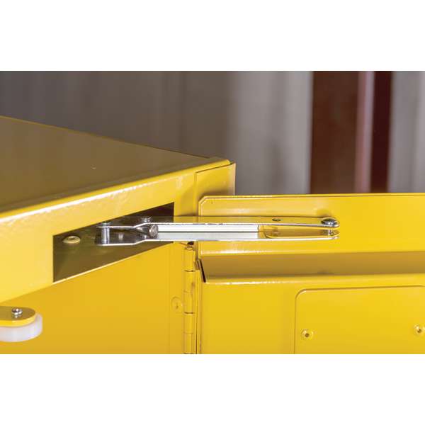 Szafa zabezpieczająca (palne) Justrite MODUS L, 170 l, 2-drzwiowa MS, 2 półki, żółty