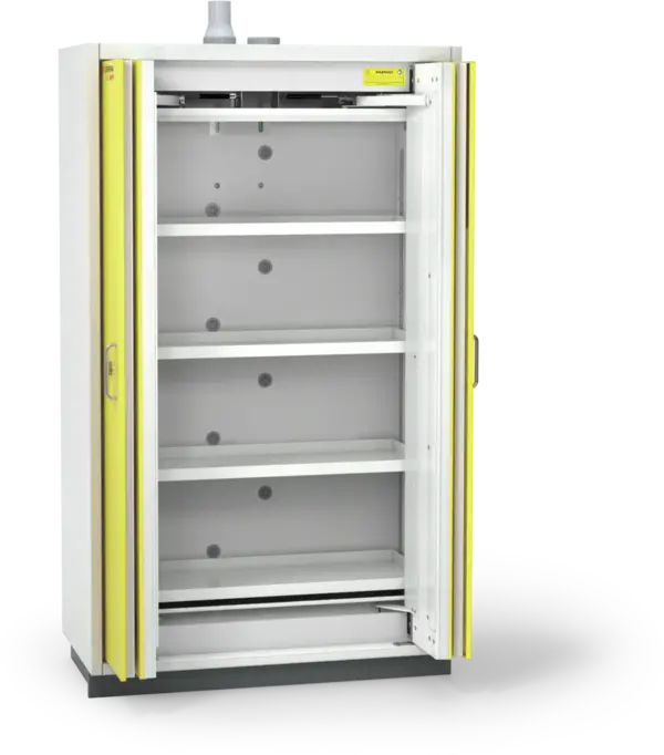 Szafa ognioodporna Topserw SAFE-90 XL, 4 półki, drzwi FSC żółte, PREMIUM, 90 min