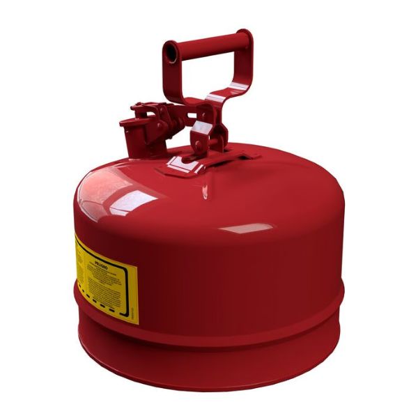 Pojemnik zabezpieczający Justrite stalowy na płyny łatwopalne 9,5 l, Typ I