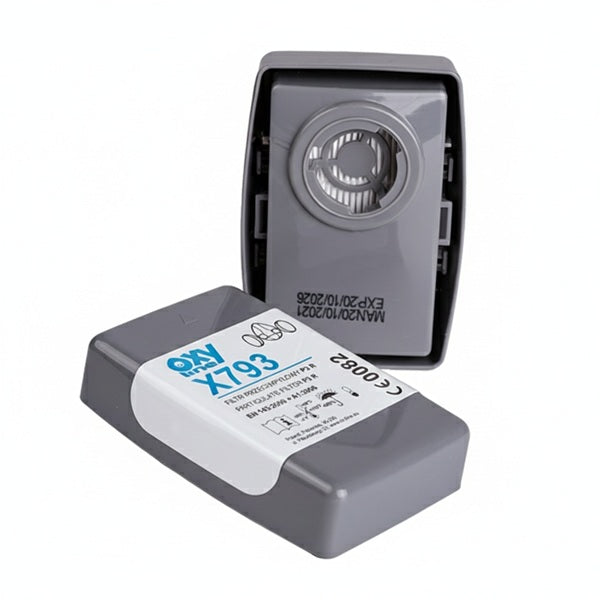 Zestaw ochronny OxyPro Asbestop+ (półmaska S+filtry), wiaderko