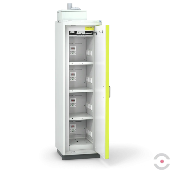Szafa ognioodporna Topserw BATT-90 M, ładowanie baterii, 230V, 3 półki, BATTERY, 90 min