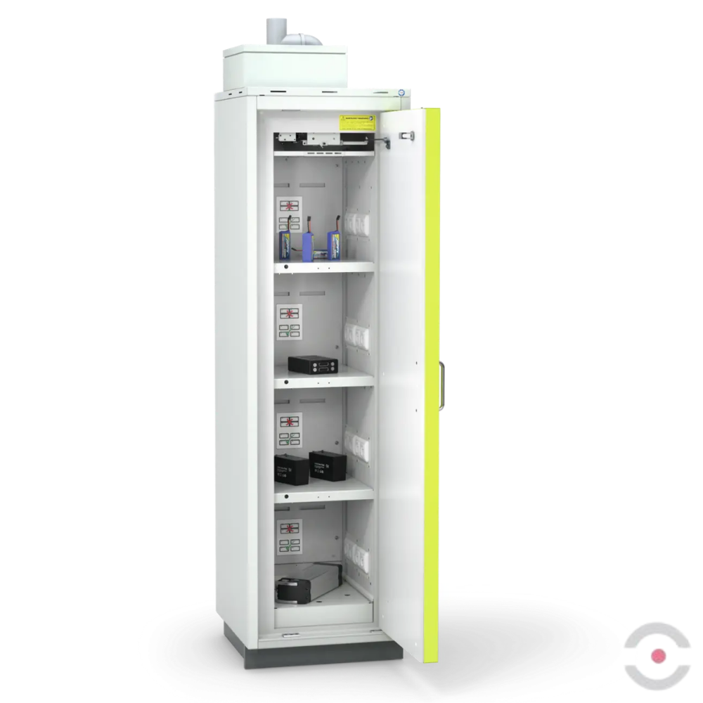 Szafa ognioodporna Topserw BATT-90 M, ładowanie baterii, 230V, 3 półki, BATTERY, 90 min