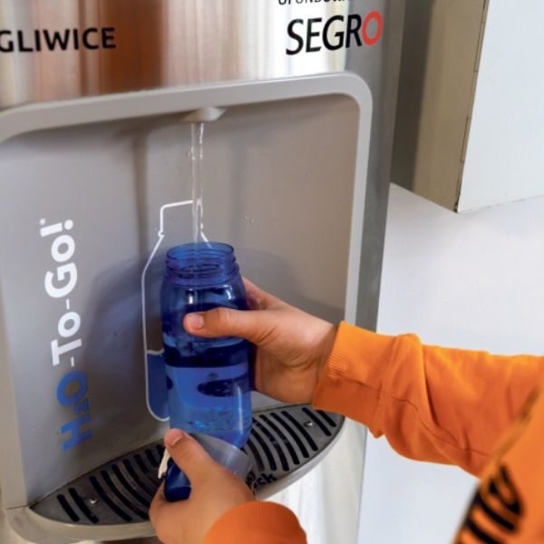 Stacja wody pitnej Zdrojownia A171-BF12-BCD, źródełko/dystrybutor, sensor, licznik