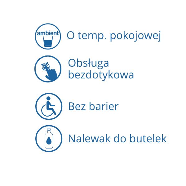 Dystrybutor wody pitnej Zdrojownia BF 16, naścienny, sensor