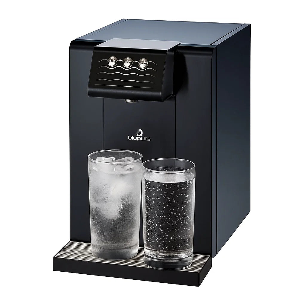 Dystrybutor wody pitnej Zdrojownia BLUSoda Black 30, woda chłodzona