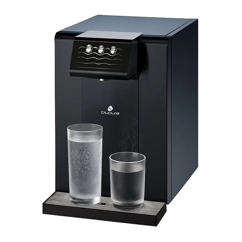 Dystrybutor wody pitnej Zdrojownia BLUSoda Black Hot 45 Fizz, woda gazowana, gorąca, chłodzona