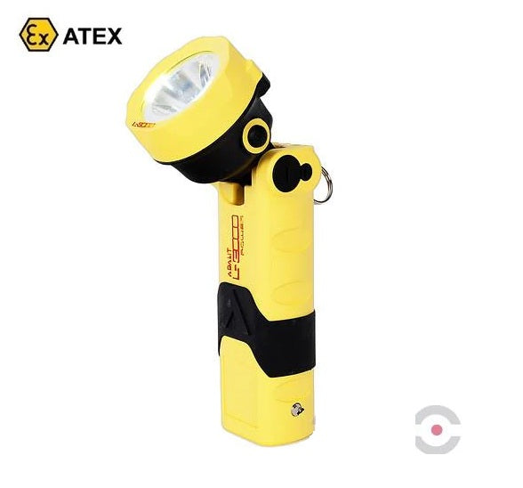 Latarka Ex ATEX Topserw ADALIT L-3000P akumulatorowa, ruchoma głowica, 3*LED, Zone ‘0’, ‘20’