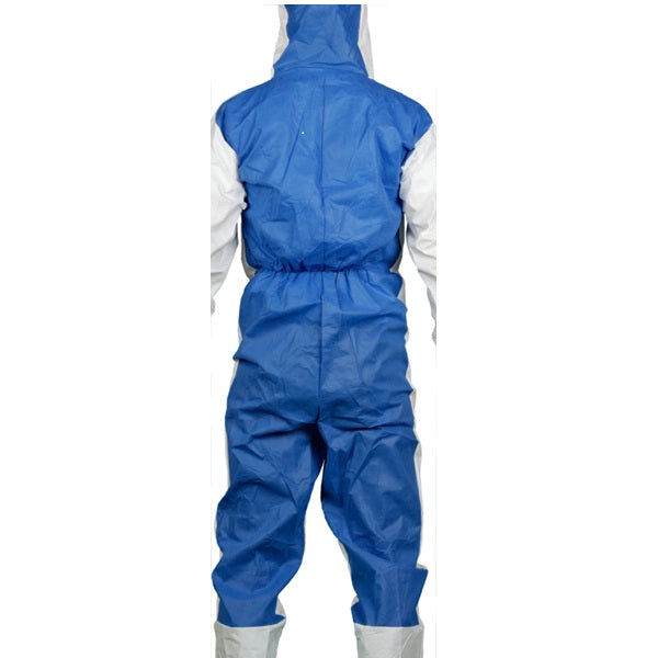 Kombinezon ochronny OxyChem C250 MPFL + SMS, typ 5/6, rozmiar S, biały/niebieski