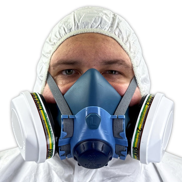 Zestaw ochronny OxyPro Chemic Pro+ (półmaska S+filtropochłaniacz), wiaderko