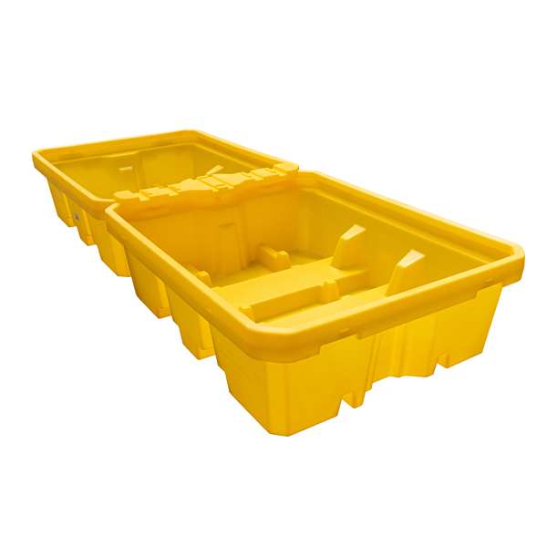 Wanna wychwytowa polietylenowa Topserw 3,3 m, 1100 l, regałowa, bez kratownicy, żółty, MEGA