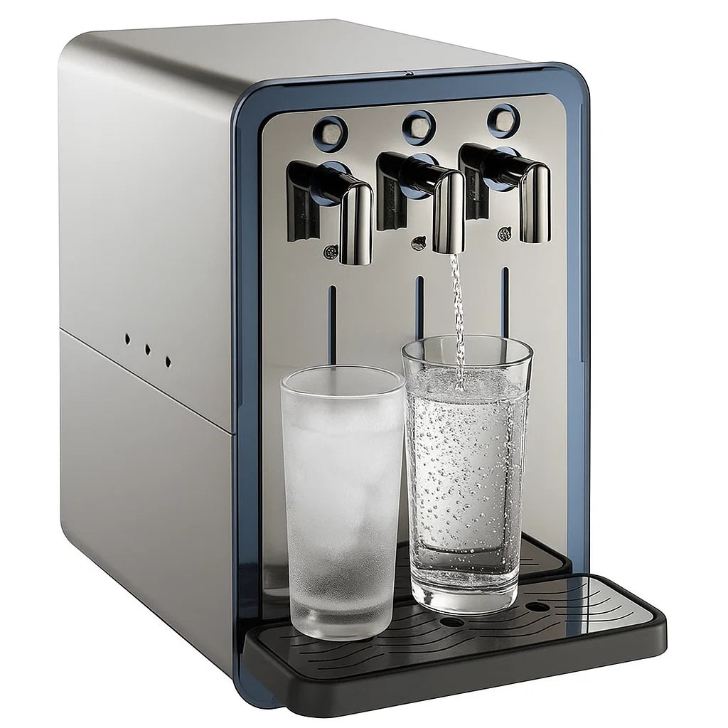 Dystrybutor wody pitnej Zdrojownia ECOCHIC IT 80 FIZZ, stołowy, woda gazowana, chłodzona