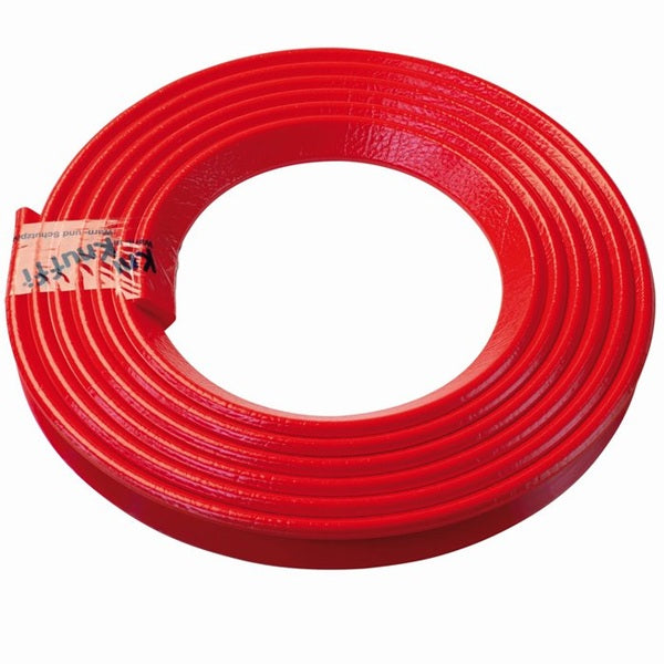 Elastyczny profil ostrzegawczo-ochronny Knuffi, typ E, czerwony, 1000 mm