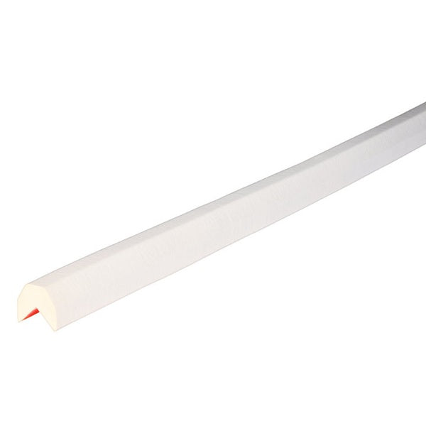 Elastyczny profil ostrzegawczo-ochronny Knuffi, typ AA, biały, 5000 mm