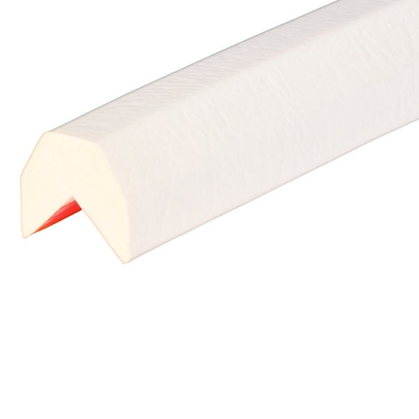 Elastyczny profil ostrzegawczo-ochronny Knuffi, typ AA, biały, 1000 mm