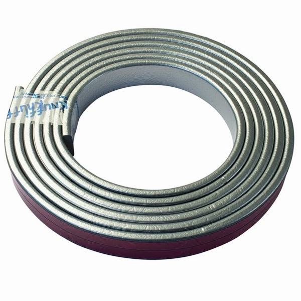 Elastyczny profil ostrzegawczo-ochronny Knuffi, typ F, srebrny, 1000 mm