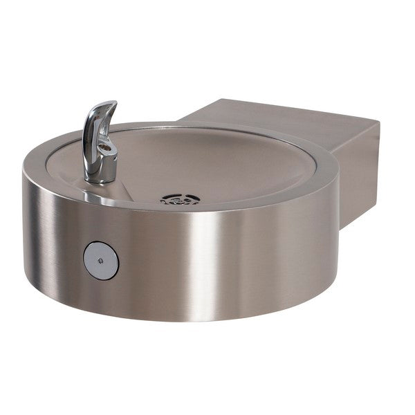 Zdrój wody pitnej Zdrojownia GRC, ścienny, 1*misa okrągła, satynowy